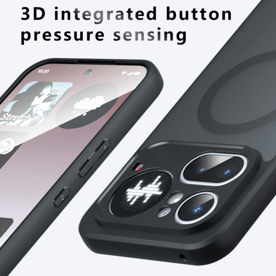 Techsuit PureFrost MagSafe Nothing Phone (4a) Frosted Black