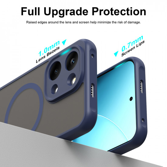 Techsuit HaloFrost II MagSafe Xiaomi Poco X8 Pro Max Navy Blue Techsuit HaloFrost II MagSafe Xiaomi Poco X8 Pro Max Navy Blue