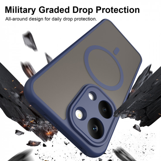 Techsuit HaloFrost II MagSafe Xiaomi Poco X8 Pro Max Navy Blue Techsuit HaloFrost II MagSafe Xiaomi Poco X8 Pro Max Navy Blue