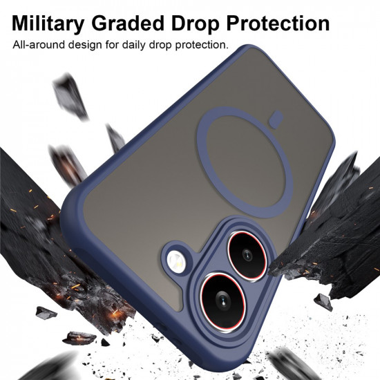 Techsuit HaloFrost II MagSafe Xiaomi Poco X8 Pro Navy Blue Techsuit HaloFrost II MagSafe Xiaomi Poco X8 Pro Navy Blue