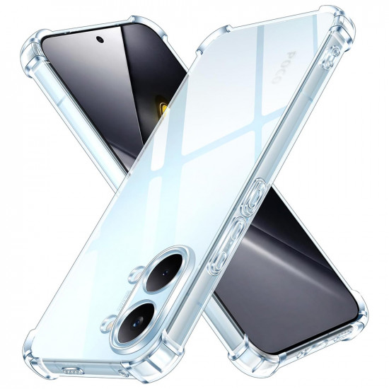 Techsuit Shockproof Clear Silicone Xiaomi Poco X8 Pro Max Clear