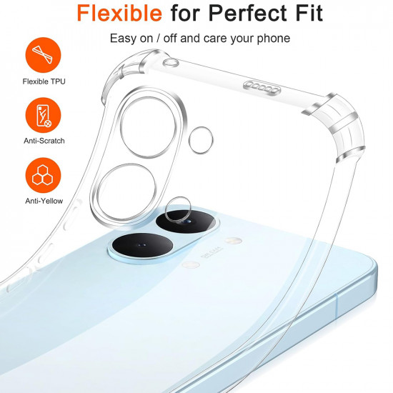 Techsuit Shockproof Clear Silicone Xiaomi Poco X8 Pro Max Clear
