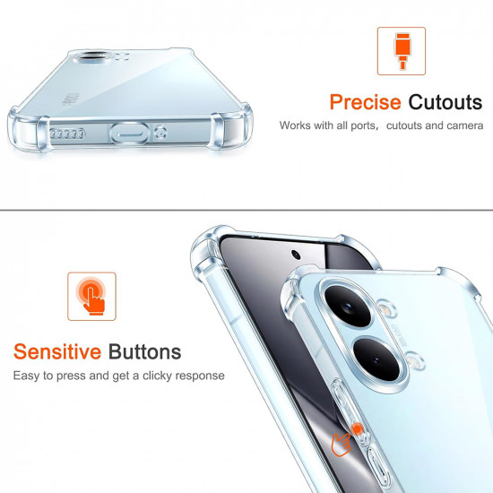 Techsuit Shockproof Clear Silicone Xiaomi Poco X8 Pro Max Clear