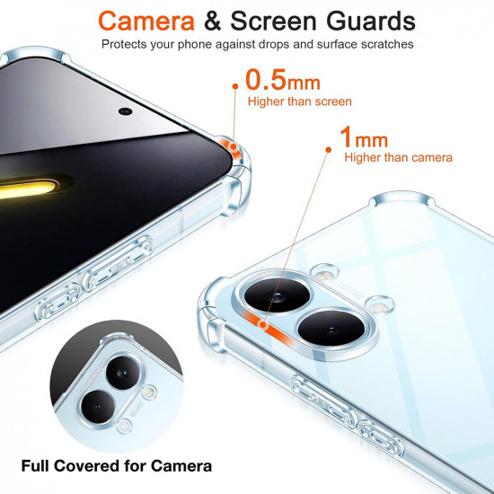 Techsuit Shockproof Clear Silicone Xiaomi Poco X8 Pro Max Clear