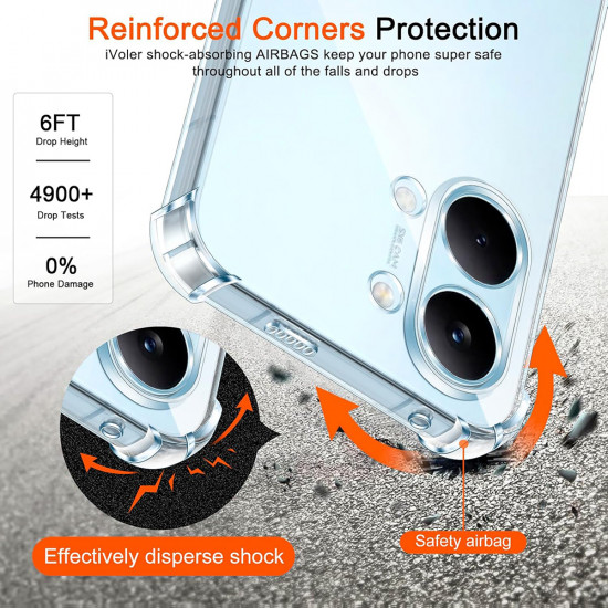 Techsuit Shockproof Clear Silicone Xiaomi Poco X8 Pro Max Clear