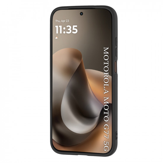 Techsuit SoftFlex Motorola Moto G77 / G67 Black