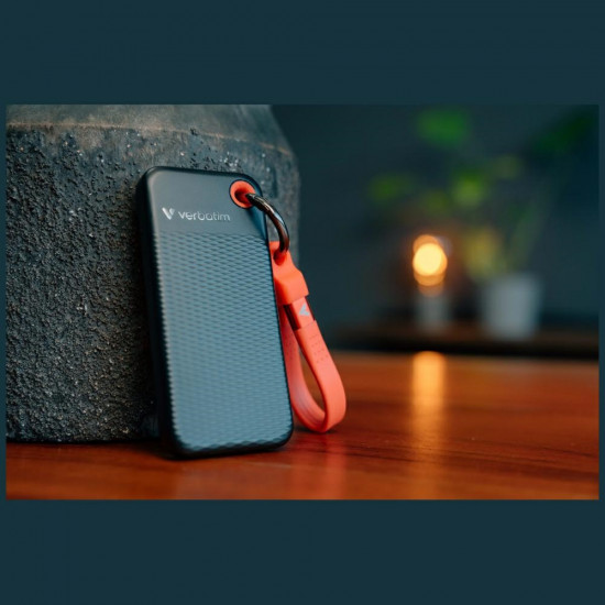 External Drive Verbatim Pocket SSD 256GB USB-C 3.2 gen.2 black-red 32417