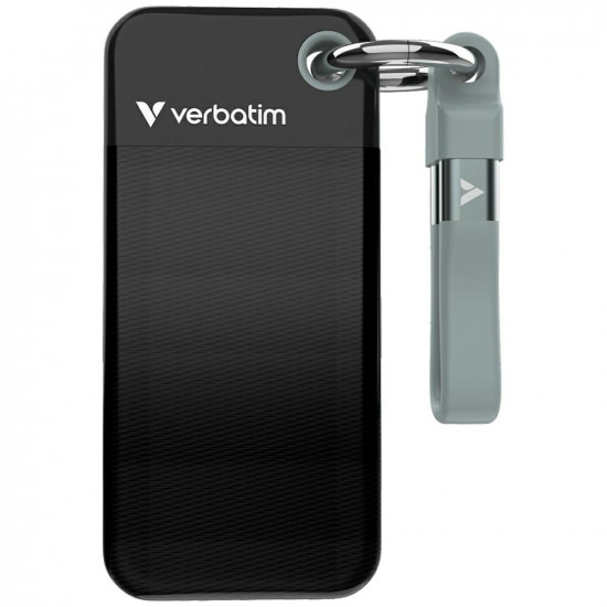 External Drive Verbatim Pocket SSD 256GB USB-C 3.2 gen.2 black-gray 32415