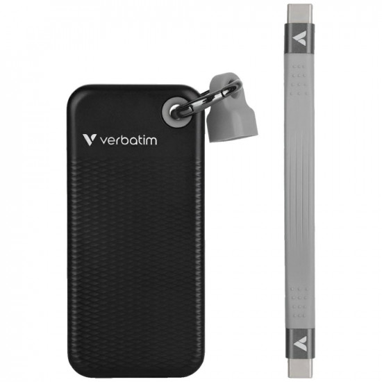 External Drive Verbatim Pocket SSD 256GB USB-C 3.2 gen.2 black-gray 32415