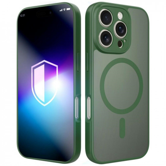 3MK Misty MagCase Case for Apple iPhone 16 Pro Max Green 3MK Misty MagCase Case for Apple iPhone 16 Pro Max Green