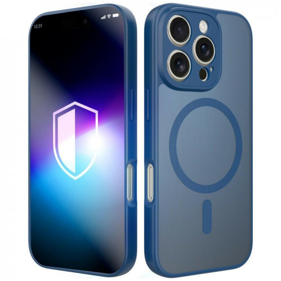 3MK Misty MagCase Case for Apple iPhone 16 Pro, Blue