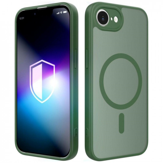 3MK Misty MagCase for Apple iPhone 16e / 17e Green 3MK Misty MagCase for Apple iPhone 16e / 17e Green