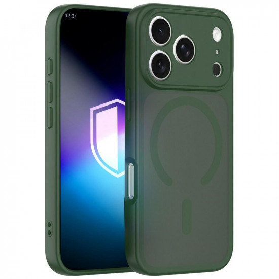 3MK Misty MagCase Case for Apple iPhone 17 Pro Max Green 3MK Misty MagCase Case for Apple iPhone 17 Pro Max Green