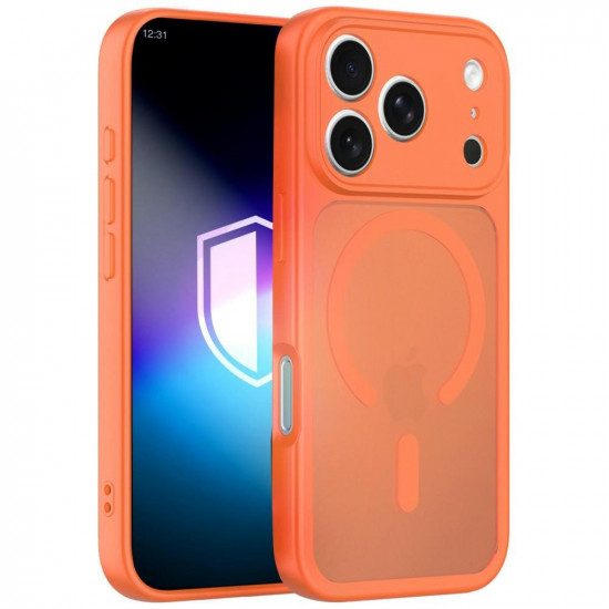 3MK Misty MagCase Case for Apple iPhone 17 Pro in Orange 3MK Misty MagCase Case for Apple iPhone 17 Pro in Orange