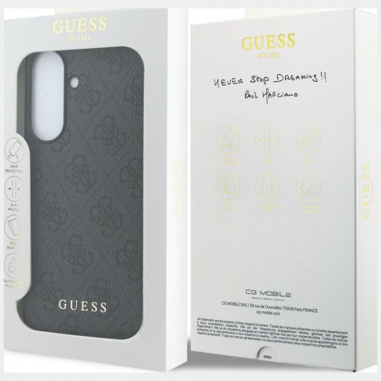 Case Guess 4G Charm for Samsung Galaxy A37 5G black