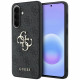 Case Guess Leather 4G Metal Logo for Samsung Galaxy A57 5G black