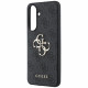 Case Guess Leather 4G Metal Logo for Samsung Galaxy A57 5G black