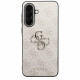 Case Guess Leather 4G Metal Logo for Samsung Galaxy A57 5G pink