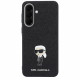 Case Karl Lagerfeld Fixed Glitter Ikonik Logo Metal Pin for Samsung Galaxy A37 5G black Case Karl Lagerfeld Fixed Glitter Ikonik Logo Metal Pin for Samsung Galaxy A37 5G black