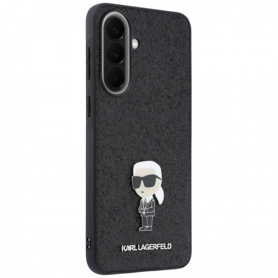Case Karl Lagerfeld Fixed Glitter Ikonik Logo Metal Pin for Samsung Galaxy A37 5G black Case Karl Lagerfeld Fixed Glitter Ikonik Logo Metal Pin for Samsung Galaxy A37 5G black