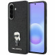 Case Karl Lagerfeld Fixed Glitter Ikonik Logo Metal Pin for Samsung Galaxy A57 5G black Case Karl Lagerfeld Fixed Glitter Ikonik Logo Metal Pin for Samsung Galaxy A57 5G black