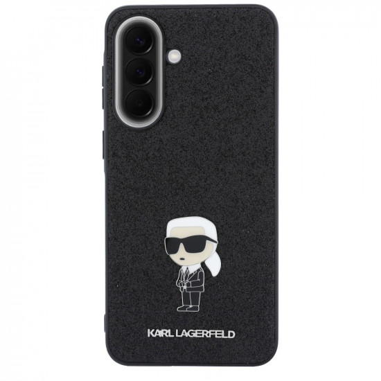 Case Karl Lagerfeld Fixed Glitter Ikonik Logo Metal Pin for Samsung Galaxy A57 5G black Case Karl Lagerfeld Fixed Glitter Ikonik Logo Metal Pin for Samsung Galaxy A57 5G black