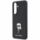 Case Karl Lagerfeld Fixed Glitter Ikonik Logo Metal Pin for Samsung Galaxy A57 5G black Case Karl Lagerfeld Fixed Glitter Ikonik Logo Metal Pin for Samsung Galaxy A57 5G black