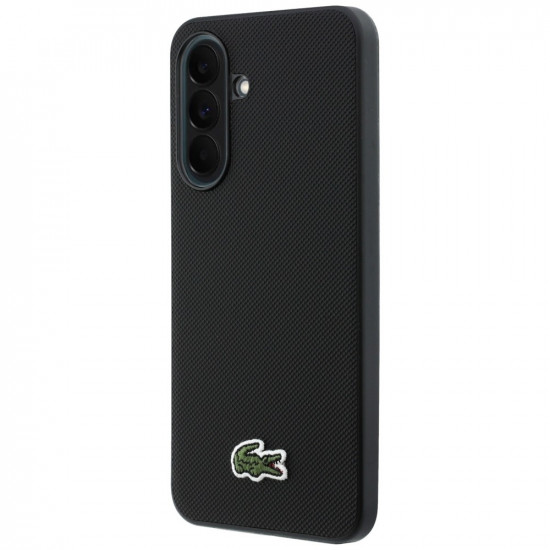 Case Lacoste Iconic Petit Pique Woven Logo for Samsung Galaxy A37 5G black Case Lacoste Iconic Petit Pique Woven Logo for Samsung Galaxy A37 5G black
