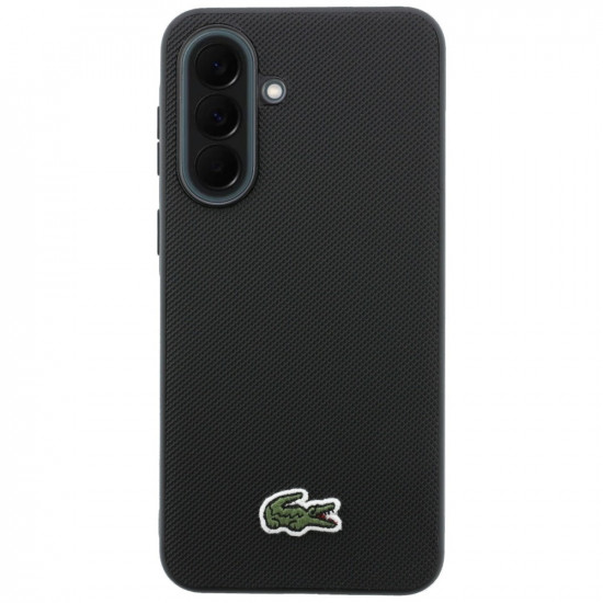Case Lacoste Iconic Petit Pique Woven Logo for Samsung Galaxy A37 5G black Case Lacoste Iconic Petit Pique Woven Logo for Samsung Galaxy A37 5G black