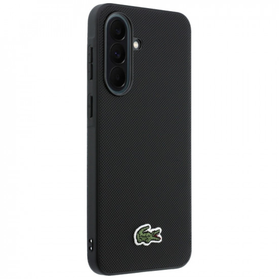 Case Lacoste Iconic Petit Pique Woven Logo for Samsung Galaxy A37 5G black Case Lacoste Iconic Petit Pique Woven Logo for Samsung Galaxy A37 5G black