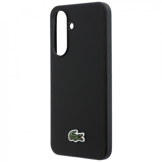 Case Lacoste Iconic Petit Pique Woven Logo for Samsung Galaxy A37 5G black Case Lacoste Iconic Petit Pique Woven Logo for Samsung Galaxy A37 5G black