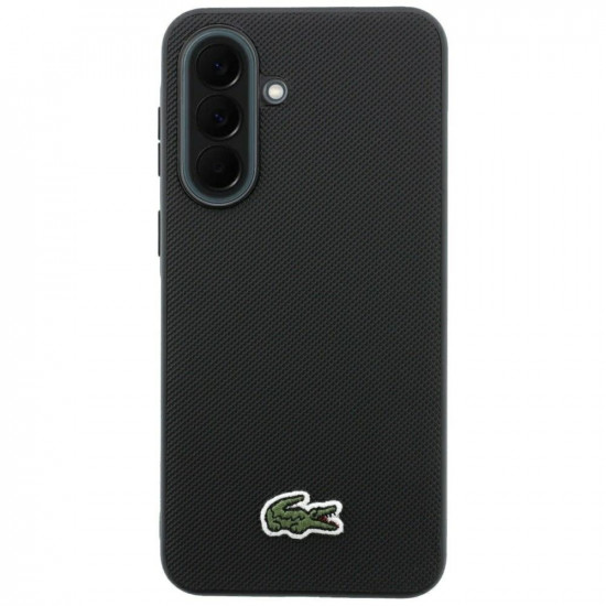 Case Lacoste Iconic Petit Pique Woven Logo for Samsung Galaxy A57 5G black Case Lacoste Iconic Petit Pique Woven Logo for Samsung Galaxy A57 5G black