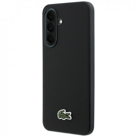 Case Lacoste Iconic Petit Pique Woven Logo for Samsung Galaxy A57 5G black Case Lacoste Iconic Petit Pique Woven Logo for Samsung Galaxy A57 5G black