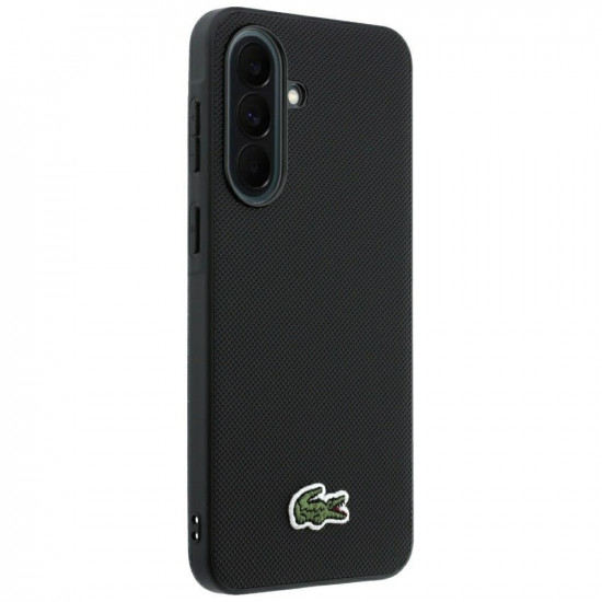 Case Lacoste Iconic Petit Pique Woven Logo for Samsung Galaxy A57 5G black Case Lacoste Iconic Petit Pique Woven Logo for Samsung Galaxy A57 5G black