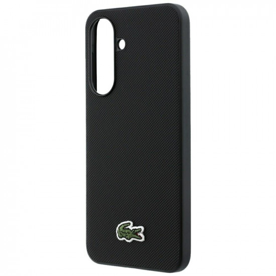Case Lacoste Iconic Petit Pique Woven Logo for Samsung Galaxy A57 5G black Case Lacoste Iconic Petit Pique Woven Logo for Samsung Galaxy A57 5G black
