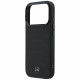 Case Mercedes Leather Mesh with Bow Line MagSafe for iPhone 17 Pro black