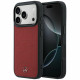Case Mercedes Leather Mesh with Bow Line MagSafe for iPhone 17 Pro red Case Mercedes Leather Mesh with Bow Line MagSafe for iPhone 17 Pro red