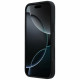 Case Mercedes Leather with Crossed Lines MagSafe for iPhone 17 Pro black