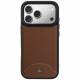 Case Mercedes Leather Wood Effect and Curve MagSafe for iPhone 17 Pro camel