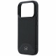 Case Mercedes Leather Wood Effect and Curve MagSafe for iPhone 17 Pro black