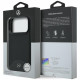 Case Mercedes Leather Wood Effect and Curve MagSafe for iPhone 17 Pro black