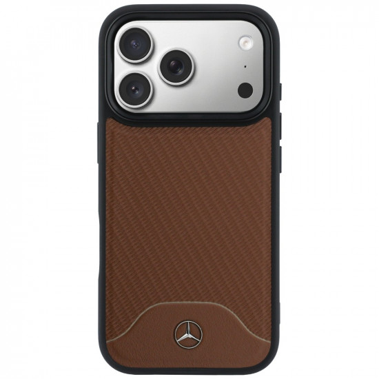 Case Mercedes Leather Wood Effect and Curve MagSafe for iPhone 17 Pro Max camel Case Mercedes Leather Wood Effect and Curve MagSafe for iPhone 17 Pro Max camel