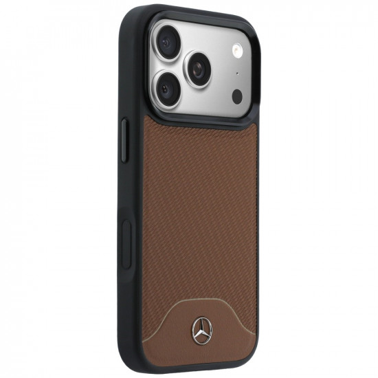 Case Mercedes Leather Wood Effect and Curve MagSafe for iPhone 17 Pro Max camel Case Mercedes Leather Wood Effect and Curve MagSafe for iPhone 17 Pro Max camel