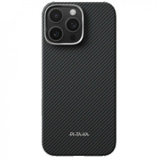 Case PITAKA Ultra-Slim PitaTap MagSafe for iPhone 16 Pro Max black gray Case PITAKA Ultra-Slim PitaTap MagSafe for iPhone 16 Pro Max black gray