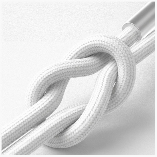 3MK Hyper Cable N-SERIES USB-C to Lightning Cable 2m 9V/3A 27W White 3MK Hyper Cable N-SERIES USB-C to Lightning Cable 2m 9V/3A 27W White