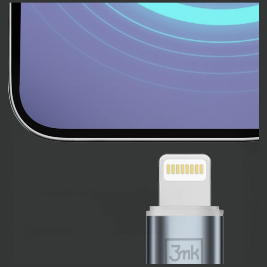 3MK Hyper Cable N-SERIES USB-C to Lightning Cable 2m 9V/3A 27W White 3MK Hyper Cable N-SERIES USB-C to Lightning Cable 2m 9V/3A 27W White
