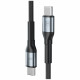 3MK Hyper Cable N-SERIES USB-C to USB-C Cable 1 m 48V/5A 240W Black