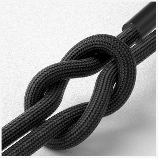 3MK Hyper Cable N-SERIES USB-C to USB-C Cable 1 m 48V/5A 240W Black