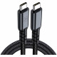 3MK Hyper Cable N-SERIES USB-C to USB-C Thunderbolt 4 Cable 2m 48V/5A 240W Black 3MK Hyper Cable N-SERIES USB-C to USB-C Thunderbolt 4 Cable 2m 48V/5A 240W Black