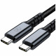 3MK Hyper Cable N-SERIES USB-C to USB-C Thunderbolt 4 Cable 2m 48V/5A 240W Black 3MK Hyper Cable N-SERIES USB-C to USB-C Thunderbolt 4 Cable 2m 48V/5A 240W Black